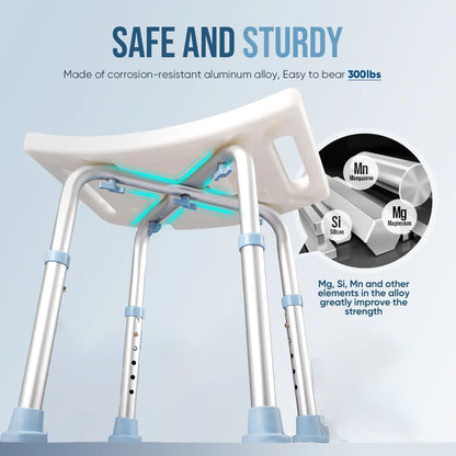 Anti-Slip Bench Bathtub Stool Seat