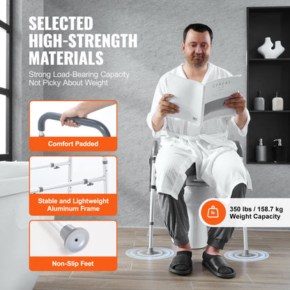Comfortable Toilet Seat With Height Adjustment