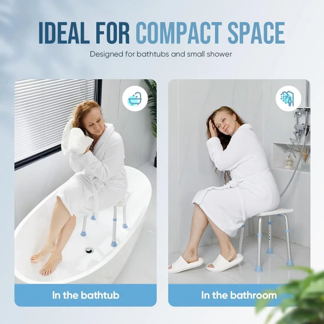 Anti-Slip Bench Bathtub Stool Seat