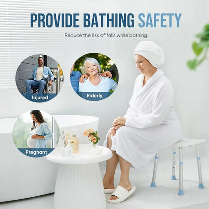 Anti-Slip Bench Bathtub Stool Seat