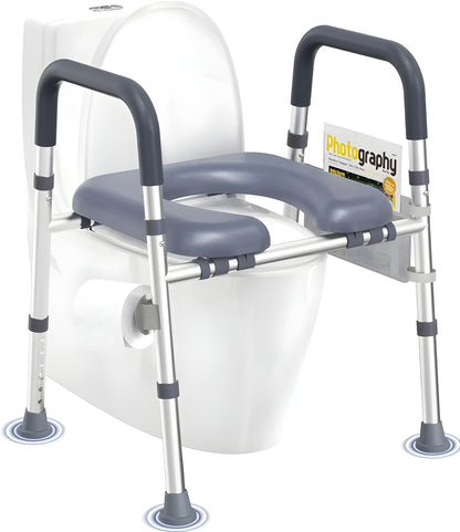 Comfortable Toilet Seat With Height Adjustment