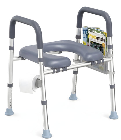 Comfortable Toilet Seat With Height Adjustment